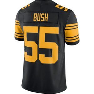 Devin Bush Steelers Color Rush Jersey(Black) XL
